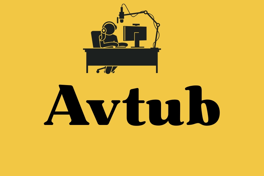 Streamer at a desk setup symbolizing avtub platforms for audiovisual content sharing